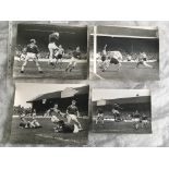 Leyton Orient Football Press Photos: Four press photos from 1960 to 1962 with stamps and annotations