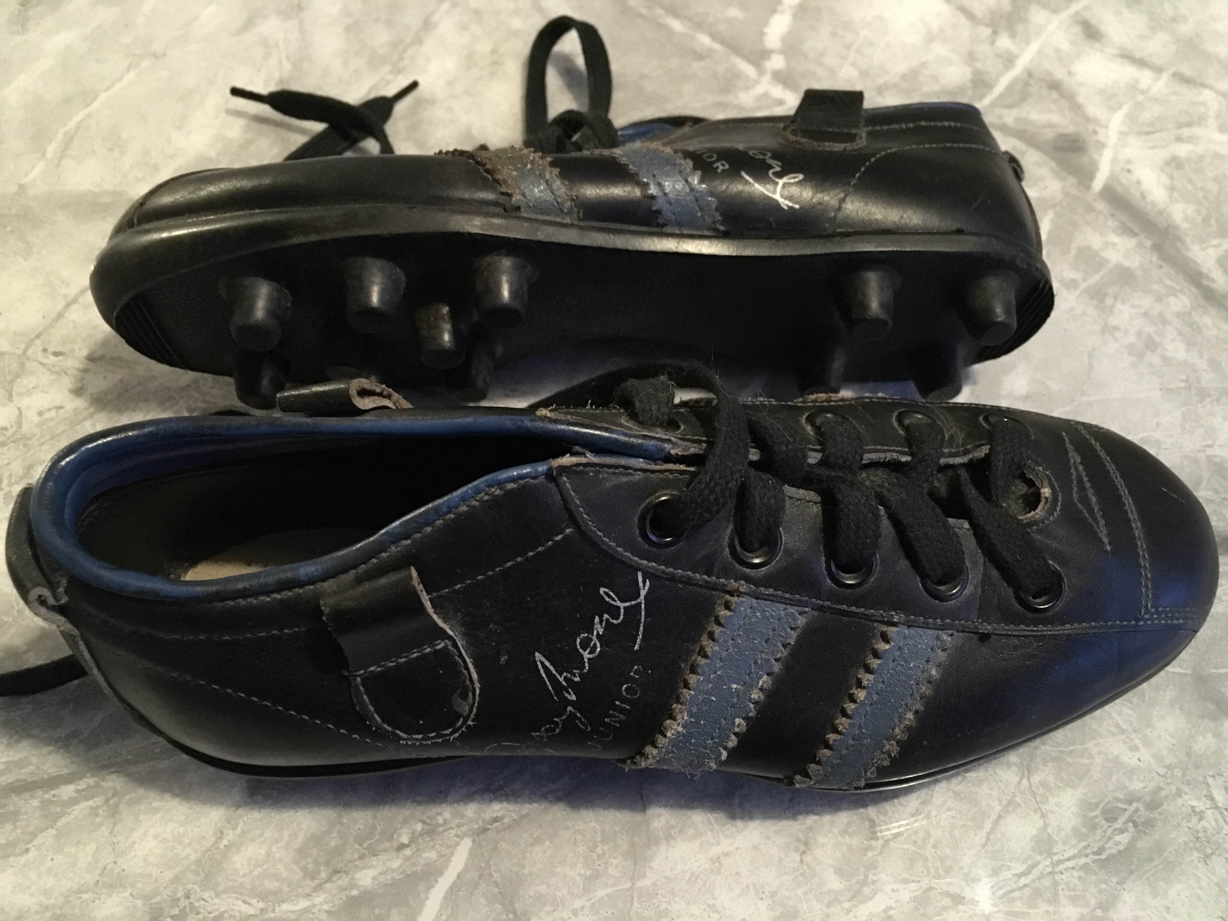 Bobby Moore West Ham + England Football Boots: Incredibly rare Bobby ...