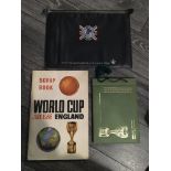1966 World Cup Football Memorabilia: Includes a nearly empty Scrapbook, Wills press mans writing