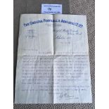 Ben Warren Chelsea 1914 Football Letter: Fascinating letter to Ben Warrens wife who was struggling