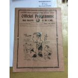 36/37 Tottenham v Newcastle United Football Programme: Fair condition League match dated 9 1 1937