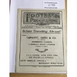 31/32 Liverpool v Sheffield United Football Programme: Ex bound dated 12 3 1932 in excellent