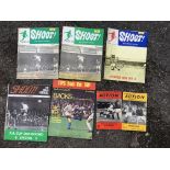 East Anglian Shoot Football Magazines: 4 of the hard to obtain 1968 magazines from volume 1. C/W