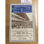 31/32 Portsmouth v Arsenal FA Cup Football Programme: Good condition with no team changes. Staple