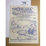 1933/34 Chelsea v Newcastle United Football Programme: Dated 28 10 1933. Good condition with no