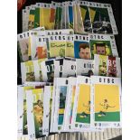 Norwich City Home Football Programmes + Teamsheets: From 17/18 to current season in mint condition