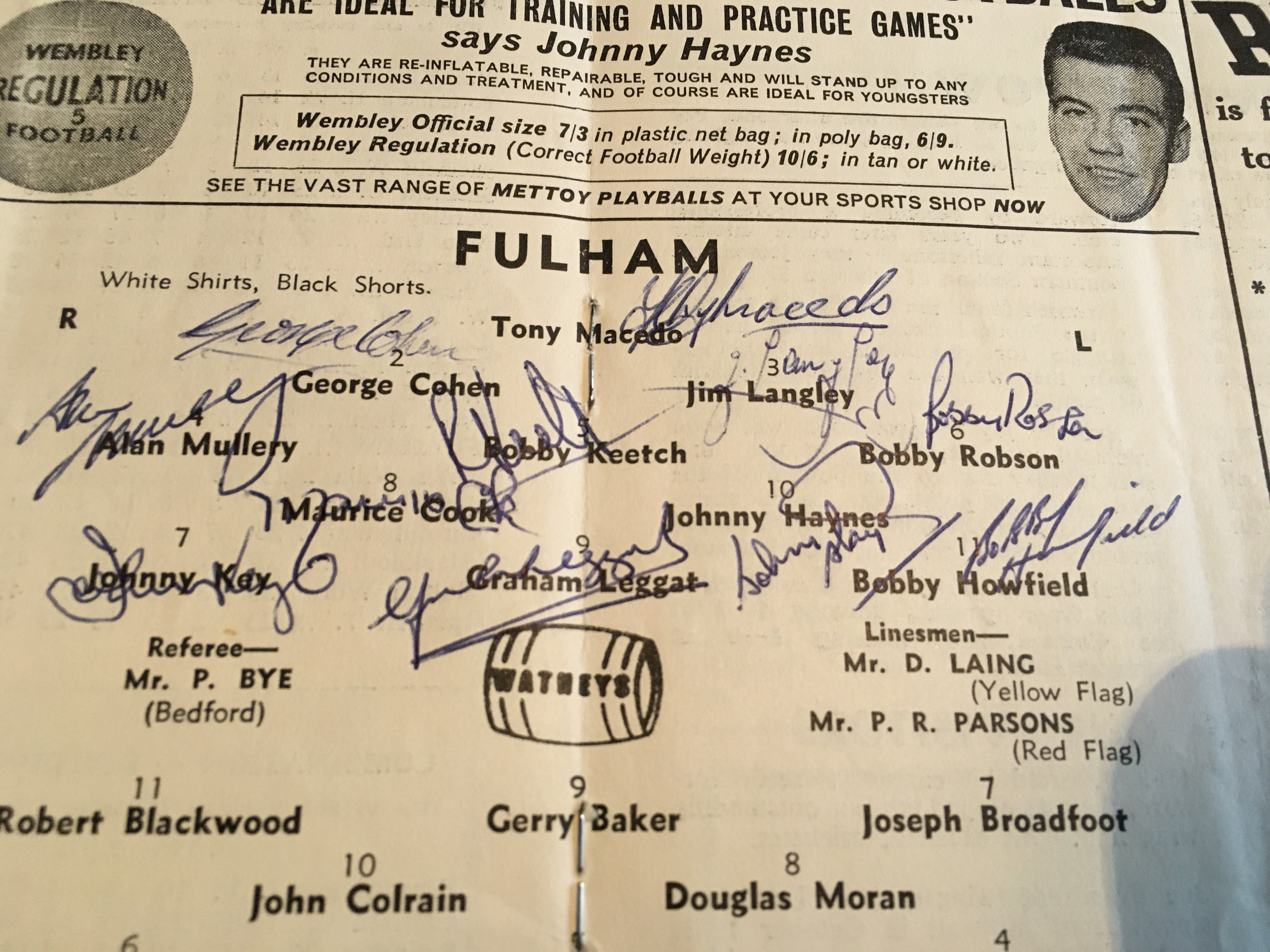 Fulham Bound Volumes Of Football Programmes: First team matches for 57/58 59/60 and 60/61 are - Image 2 of 2