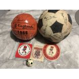 1966 World Cup Football Memorabilia Box: Includes Original plastic football with facsimile