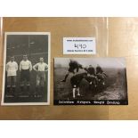 1910 Tottenham Football Postcard: Unwritten to rear made by Shamrock. Very good condition