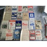 56/57 West Ham Complete Away Football Programmes: All 21 League and the FA Cup v Everton. Includes