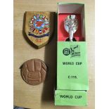 1966 World Cup Football Memorabilia: Includes a rare small purse in the format of a football with