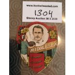 Baines Middlesex Rugby Card: Good condition card from the famous Bradford maker of Wells of