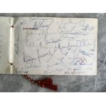 West Ham Signed 1964 FA Cup Final Menu: The evening of the famous win over Preston with event held