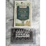 1923 FA Cup Final Football Programme: Bolton Wanderers v West Ham is now in excellent condition