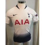 Tottenham Match issued 2019 Champions League Semi Final Football Shirt: Worn in the home leg v