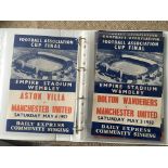 FA Cup Final Football Songsheets: Includes 57 58 60 61 62 64 65 66 67 69 and 71 which was the