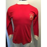 1963 Manchester United FA Cup Final Match Issued Football Shirt: Issued to Nobby Stiles who was