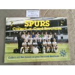 Signed Tottenham Collect A Card Brochure: Unusual to find this set of 20 cards in album from 1982