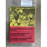 Switzerland 1966 World Cup Football Brochure: 82 page booklet with a report of matches so produced