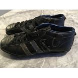 Bobby Moore West Ham + England Football Boots: Incredibly rare Bobby Moore Junior football boots.