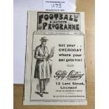 23/24 Liverpool v Newcastle United Football Programme: Dated 25 12 1923 in very good condition