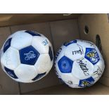 Chelsea Signed Footballs: Official Chelsea Footballs Hand signed by 15 of the team from 1989