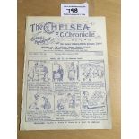 1929/30 Corinthians v Millwall At Chelsea Football Programme: Dated 20 1 1930. FA Cup Third Round