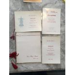 West Ham Football Menu Collection: 1975 FA Cup Final Banquet and a rare separate Table Plan. 57/58
