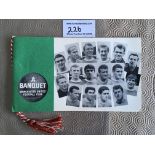 Manchester United 64/65 Champions Banquet Menu: Excellent condition with original tassels. Held at