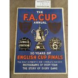 FA Cup Final Booklet 1885 - 1935: 50 Years of English Cup Finals 66 page magazine in good