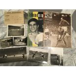 1950s French Football Memorabilia: Includes 6 Press Photos 16 Sport Magazines named Miroir Sport and