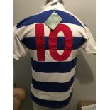 Stan Bowles Signed QPR Football Shirt: Short sleeve home shirt clearly signed with genuine autograph