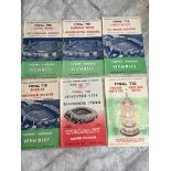 FA Cup Final Football Programmes: A complete run from 1959 to 1964 in fair to good condition. (6)