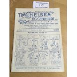 1927 FA Cup Semi Final Football Programme: Southampton v Arsenal played at Chelsea. Excellent