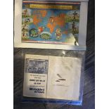 1966 World Cup Jigsaws + Airfix Kit: Shredded Wheat made up framed puzzle with original envelope