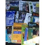 Friendly + Testimonial Football Programmes: 4 page issues include 71/72 Norwich v Coventry and 69/70