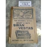 1908/09 Leyton v Southampton Football Programme: First team Southern League match dated 8 2 1909.