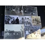 Colchester United Football Memorabilia: Includes 6 press photos of the famous win over Leeds Utd