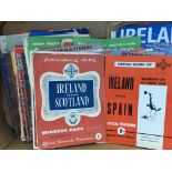 Ireland Scotland + Wales International Football Programmes: From the late 50s onwards to include