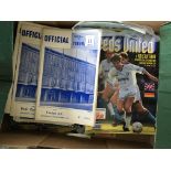 Leeds United European Football Programmes: 57 homes and 9 aways with a few tickets. Good with