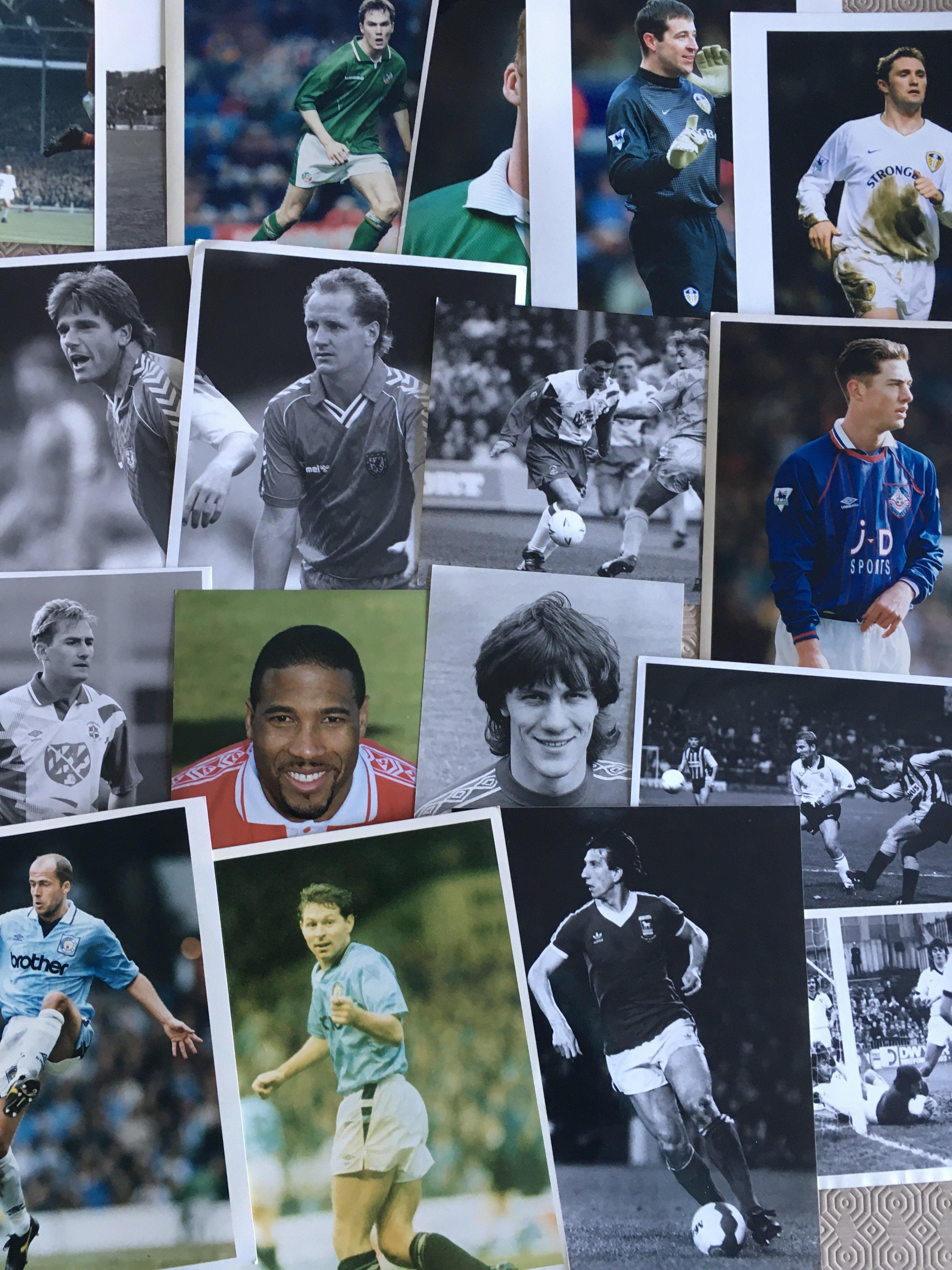 Football Press Photos Collection: From the 80s and 90s with a lot being individual players. Colour