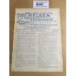 1929/30 Oxford University v Cambridge University At Chelsea Football Programme: Dated 12 12 1929.