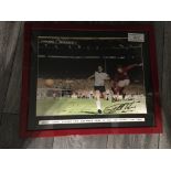 1966 World Cup England Framed Displays: Set of cards of the England winning team plus management and