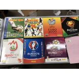 Panini Euro Complete Football Sticker Album Collection: Complete run from 1992 to 2016 inclusive