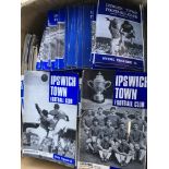 Ipswich Town Football Programmes: At least 100 of the small size early 60s style programmes.