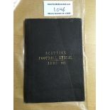 1889/90 Scottish Football Annual: Thick card for cover and in good condition with crease. Over 90