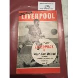 1964 Charity Shield Football Programme: Liverpool v West Ham in very good condition with score and