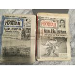 France Football 1950s Newspapers: Good condition full newspapers covering mainly French Football but