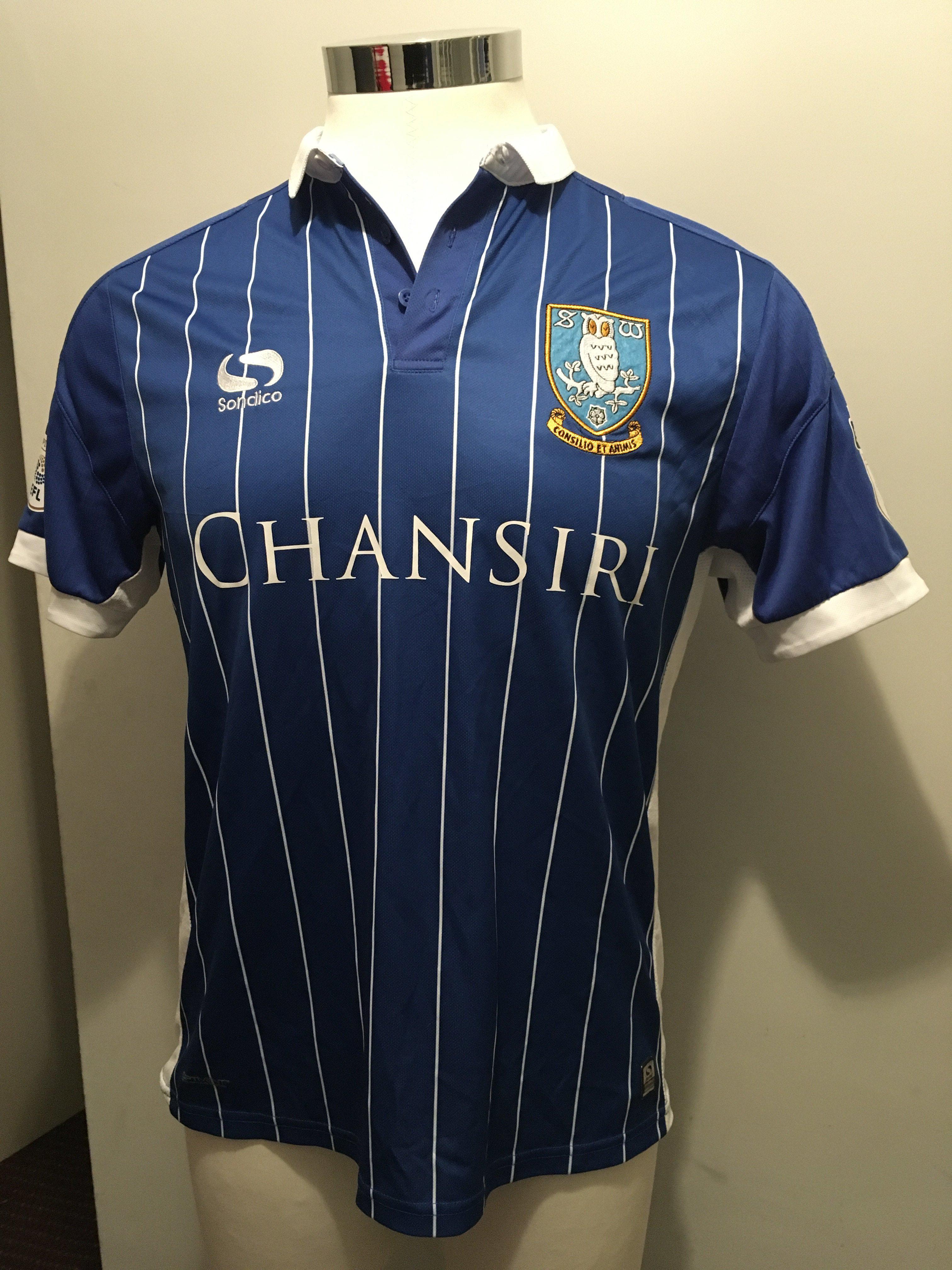 2016/17 Sheffield Wednesday Match Worn Football Shirt: Short sleeve home shirt with Skybet patches - Image 2 of 2