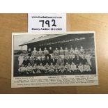 1910/11 Chelsea Football Postcard: Unwritten to rear made by Dorrett and Martin. Very good